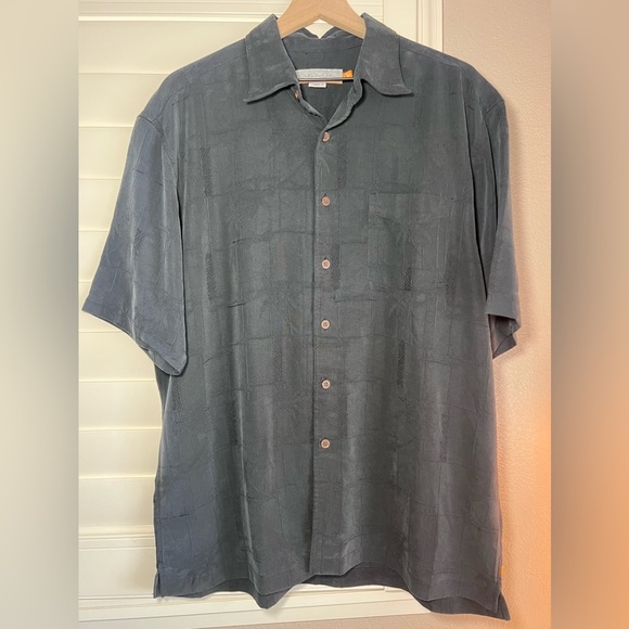 Quiksilver Mens Silver Edition QSD Button Up Island Stitch Shirt Black Large - Picture 1 of 7